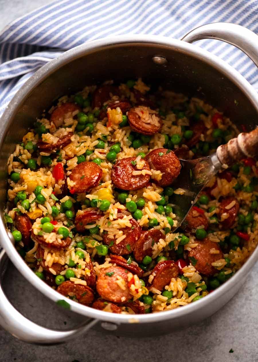 Versatile One Pot Sausage & Rice: Options for Every Family & Diet